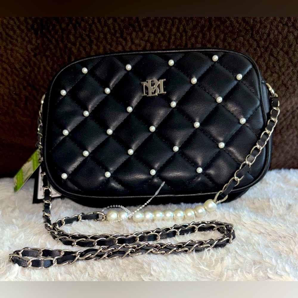 Badgley Mischka Quilted crossbody Camera Bag
